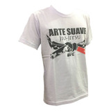 Camisa Camiseta - Jiu Jitsu Arte Suave Black Belt - Branca