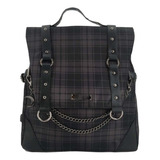 Rock 'n' Roll Checkered Chain Shoulder Bag 1