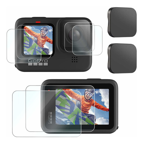 [8 Piezas] Finest+ Protector De Pantalla Para Gopro Hero 11/