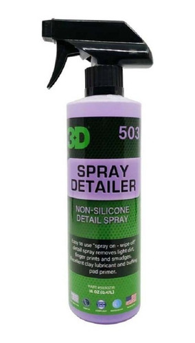 Quick Detailer - Spray Detailer Sin Silicona 1/2lt - 3d