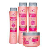 Kit Capilar Desmaia Cabelo Belkit 4 Produtos