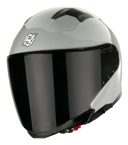 Casco Para Moto Hax Certificado Ece 2206 Abierto 3/4 Emerald