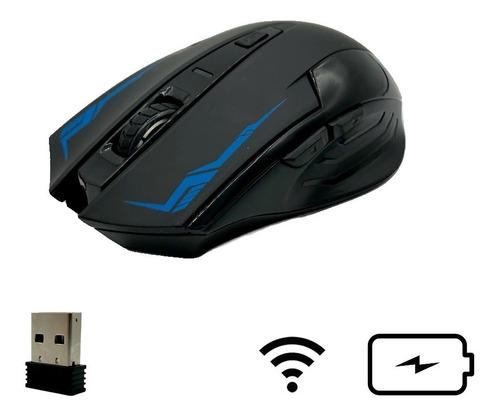 Mouse Sem Fio Usb Silencioso Com Bateria Recarregável 