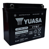Batería Moto Yuasa Ytb7 Compatible Con Modelo Yb7b-b Yuasa Y