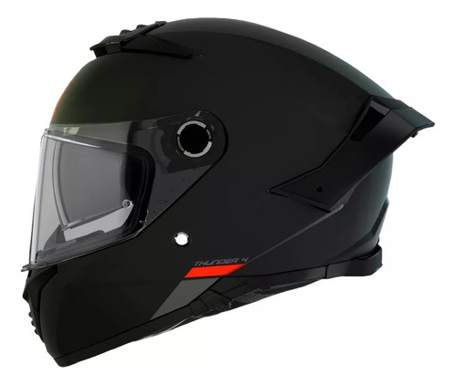 Casco Para Moto Integral Mt Helmets Thunder 4 Sv  Negro Mate Talla Xl 