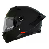 Casco Para Moto Clásico Mt Helmets Thunder 4 Sv  Negro Mate Talla Xl 