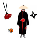 Cosplay Animes Manto Akatsuki Hidan Anel + Colar Hidan A55