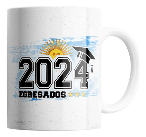 Plantillas Tazas Egresados 2024 Sublima Graduación Sexto #15