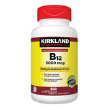 Vitamina B12 Kirkland 5000 Mcg 300 Tomas Disolución Rápida