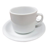 12 Tazas Desayuno Cafe Con Leche Y Plato Porcelana Tsuji 450