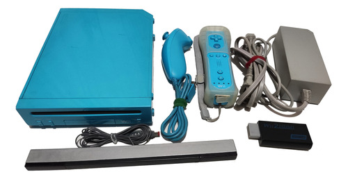 Remate Nintendo Wii Family Edition Azul Liberada 320 Gb Hdmi