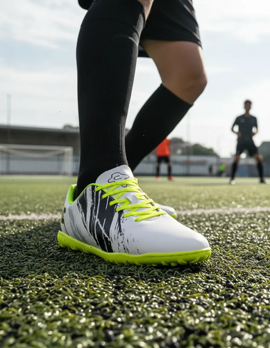 Tenis Fútbol Rápido Hombre Turf Charly 1086495 Blanco
