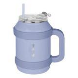 Termo De Acero Inoxidable Doble Pared Vaso Termico 1.5 L Color Azul