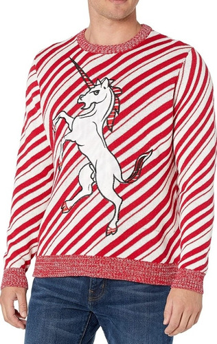 Ugly Sweater Suéter Navidad Hombre Unicornio