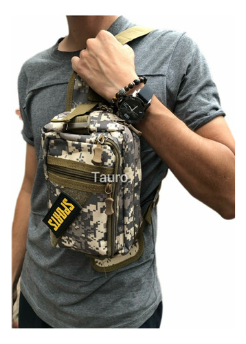 Morral Riñonera Bandolera Bolso Mochila Camuflada Tactico 