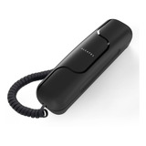 Teléfono Alcatel T06 Fijo - Color Negro Cable Extra Largo 5m