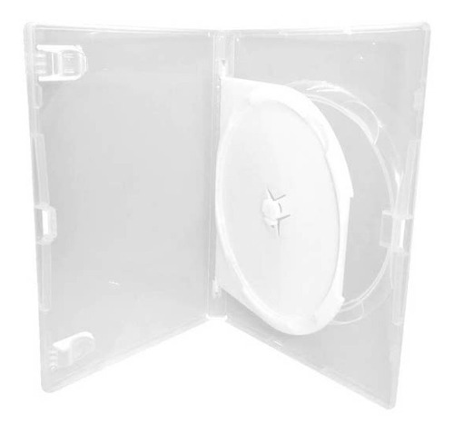 25 Estojo Caixa Capa Box Dvd Amaray Transparente Duplo 2 Filme