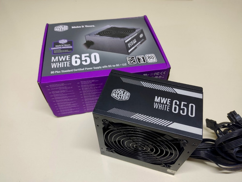 Fonte 650w Cooler Master Mwe 80plus White