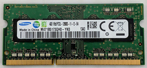 Memoria 4gb Ddr3 Pc3l-12800s 1600mhz Para Portátil Ddr3l