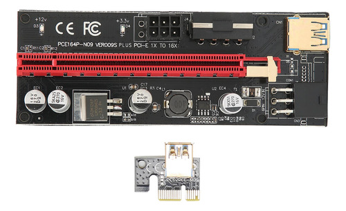 Tarjeta Elevadora Pcie De 1x A 16x, 4 Capacitores Sólidos, I