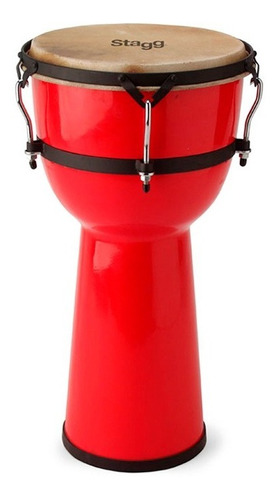 Djembe Stagg Dpy12rd De Fibra Color Rojo Caja Cerrada