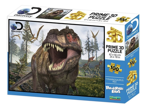 Rompecabezas Tyrannosaurus Rex 3d Discovery