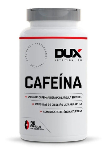 Cafeína Queimar Gordura + Energia (90 Caps) - Dux Nutrition