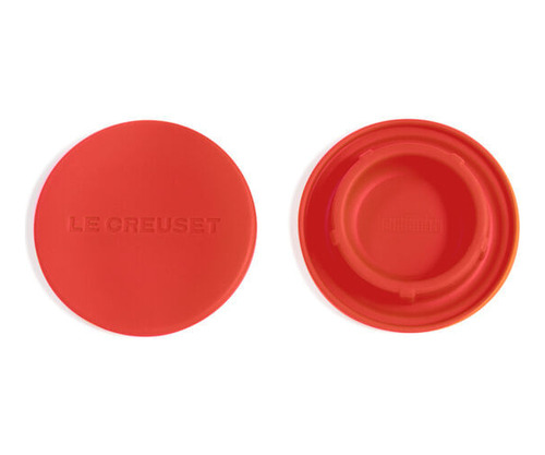 Jogo Le Creuset 2 Tampas De Silicone Para Moedores Cozinha