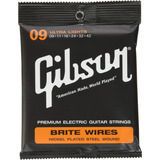 Cuerdas Gibson 09-42 Brite Wires Guitarra Eléctric Seg-700ul