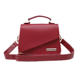 Bolsa Pequena Feminina De Mao E Transversal Mini Bag Cor Vermelho