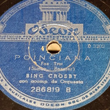 Pasta Bing Crosby Ken Darby Singers Odeon C335
