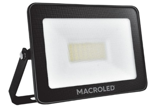 Proyector Reflector Exterior 150w Luz Calida 3000k Macroled Color De La Carcasa Negro Color De La Luz Blanco Frío