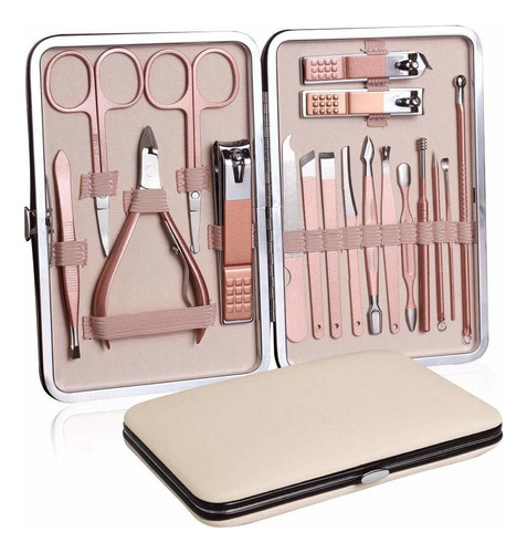 Y 18 Set De Manicura Kit Aseo Profesion - L a $3691