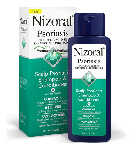  Nizoral Tratamento De Psoríase Shampoo E Condicionador 325ml