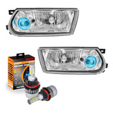 Par Faros Delanteros Nissan Tsuru 3 + Kits De Led H4