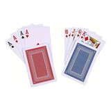 2 Baraja Cartas Poker Naipes Encerada Juego De Mesa Casino F