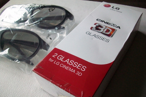 Par De Lentes 3d Originales De LG Pasivos