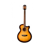 Guitarra Electroacústica Washburn Ea15 Atb Mini Jumbo Cuo