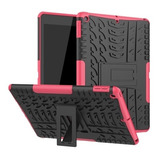 Funda Rudo Llanta Para iPad 10.2 7a 8a Y 9a Generación Rosa