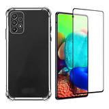 Carcasa Para Samsung A73 5g + Mica Vidrio Completa