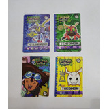 Rara Coleção Elma Chips Lig-mon - Digimon 2001 - 4 Cards