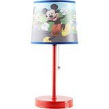 Lámpara De Mesa Para Niños Con Cadena Tracción Mickey Mouse