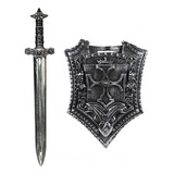 Escudo Y Espada Caballero Medieval Disfraz Halloween Cosplay