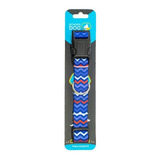 Collar Wonder Dog Mini Zigzag Azul Talla L Pethome