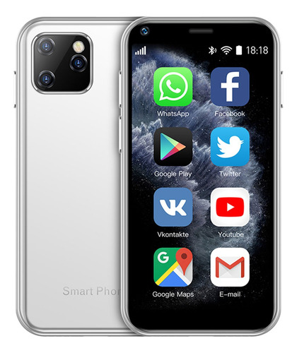 Mini Smartphone Android Barato Xs11 2.5 Polegadas Branco