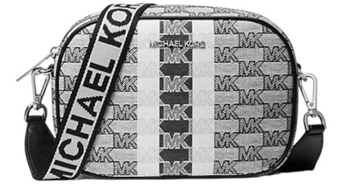 Crossbody Michael Kors Jet Set Travel Medium Logo Stripe