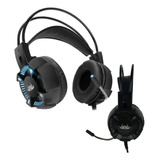 Fone Headset Gamer Pro 7.1 Canais Fones Rubber Usb 2.0 Led 