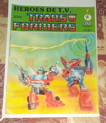 Transformers 7 Héroes De La T.v Antiguos Comics 