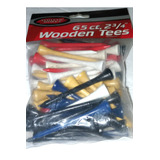 Wooden Tees Athletic Works 65 Unidades 2 3/4