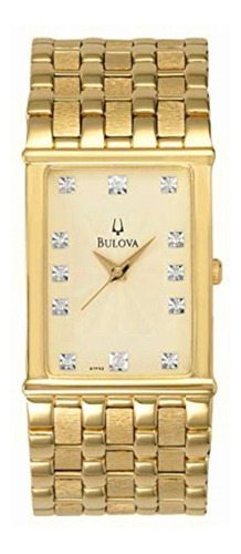 Bulova Reloj De Cuarzo Clásico De Acero Inoxidable Con 3